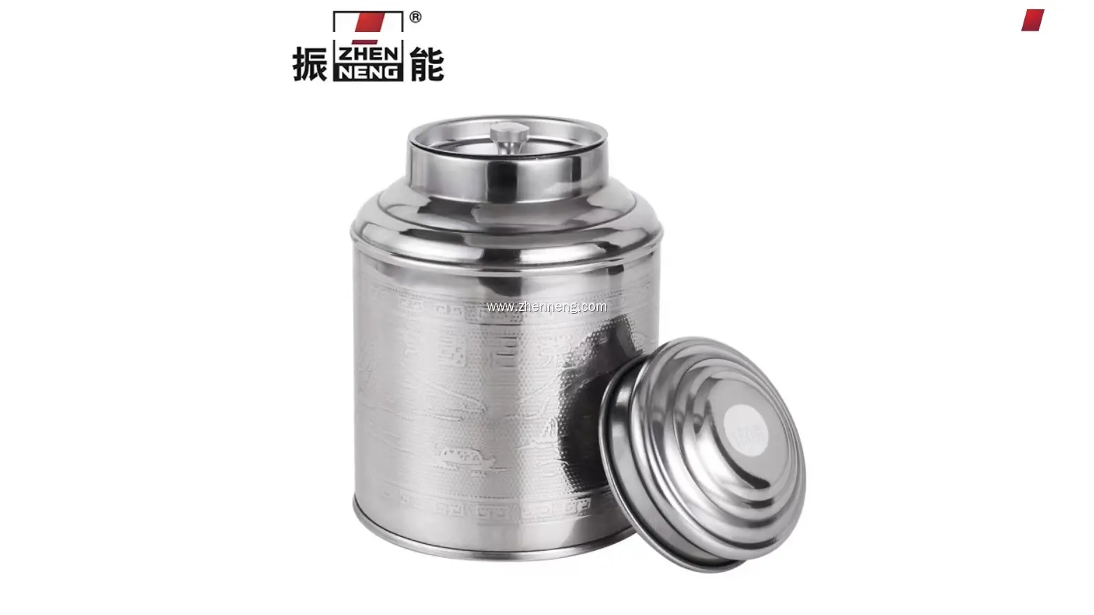 100g Stainless Steel Tea Canisters - High Quality Round Tin Container 1