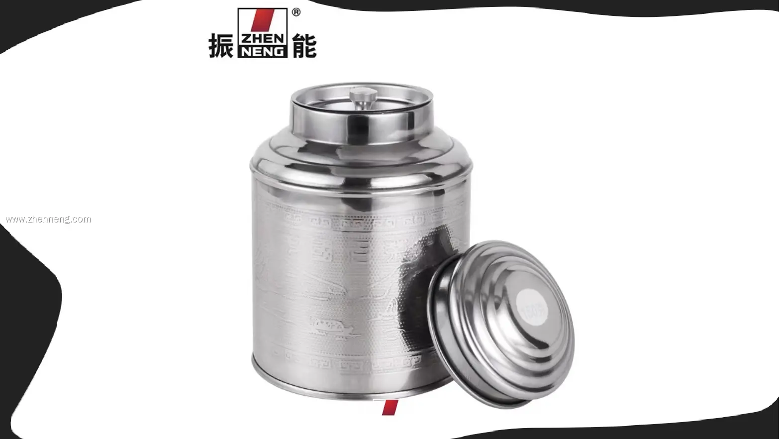 علبة شاي من الفولاذ المقاوم للصدأ سعة 100 غرام - حجم قابل للتخصيص، تصميم فاخر 1