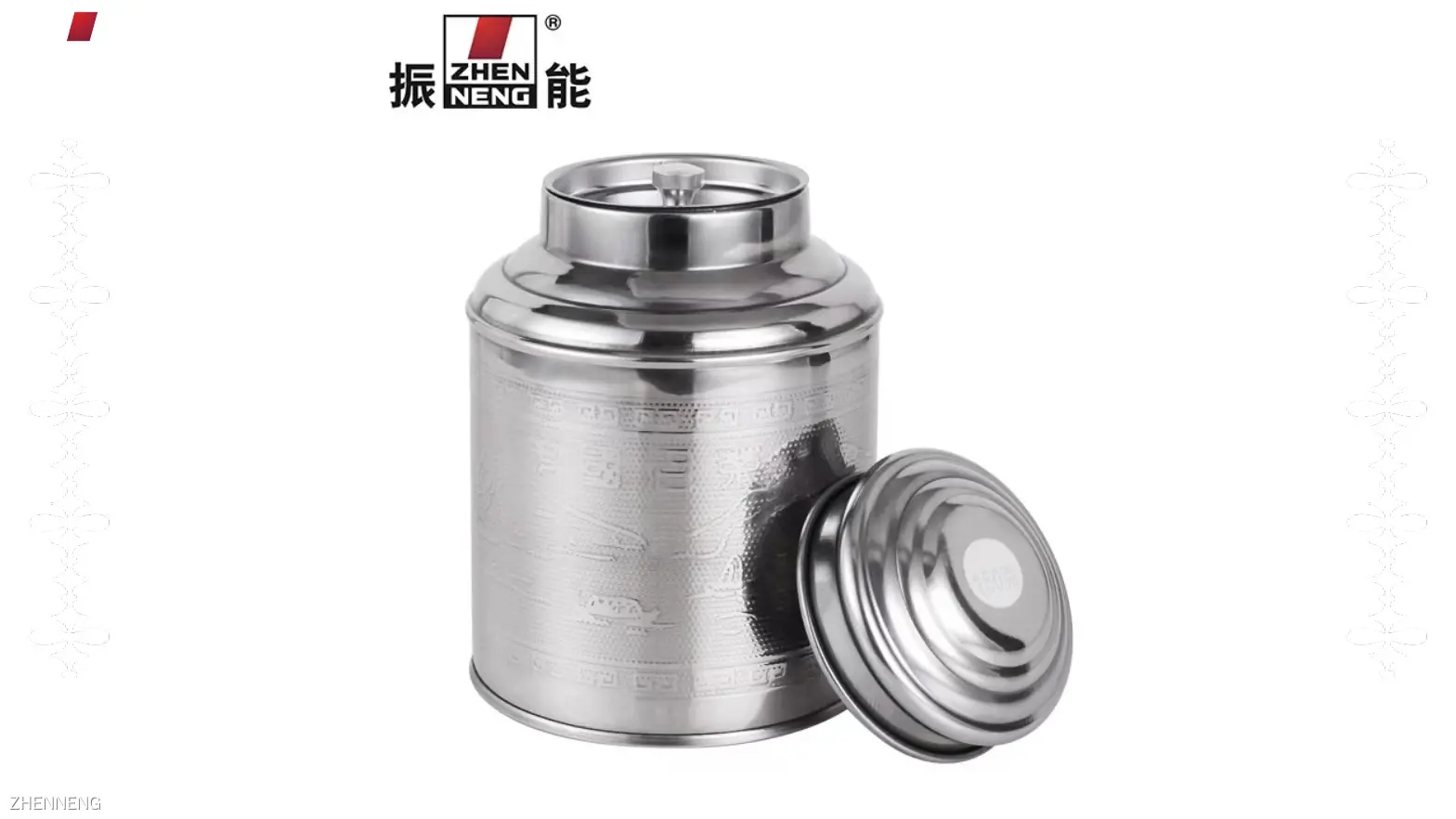 OEM stainless tea canister Manufacturer | ZHENNENG 1