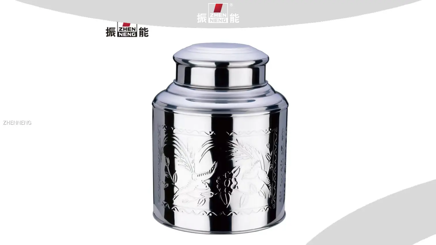 Герметичная жестяная коробка для чая 300 г - большой размер с возможностью индивидуального заказа. 1