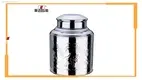 Large Size Tea Canister - Premium Quality Cylinder Shape with Double Lid 1