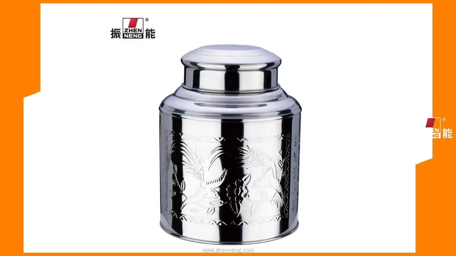 500-g-Teedose nach Maß – Zylinderform, Doppeldeckel – Qualitätsgarantie 1