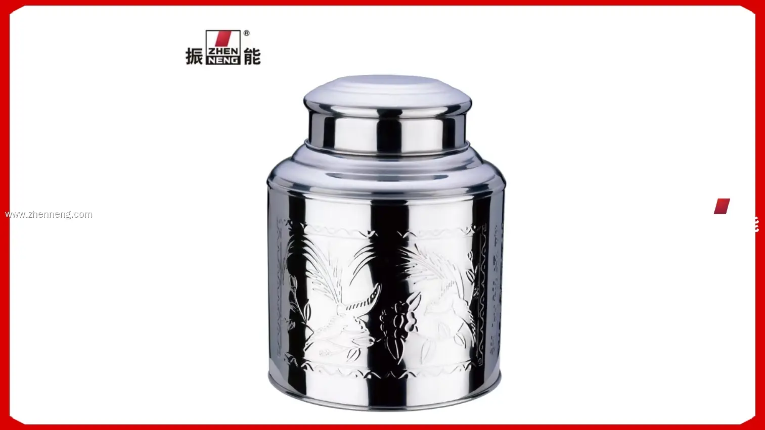 Large 500g Tea Coffee Sugar Canister with Double Lid - Customizable Size 1