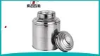 Stainless Steel Tea Canister - High Quality, Small Size 1