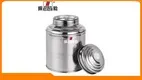 High Quality Stainless Steel Small Tea Canister - Hot Sale 250g Metal Tin Box 1
