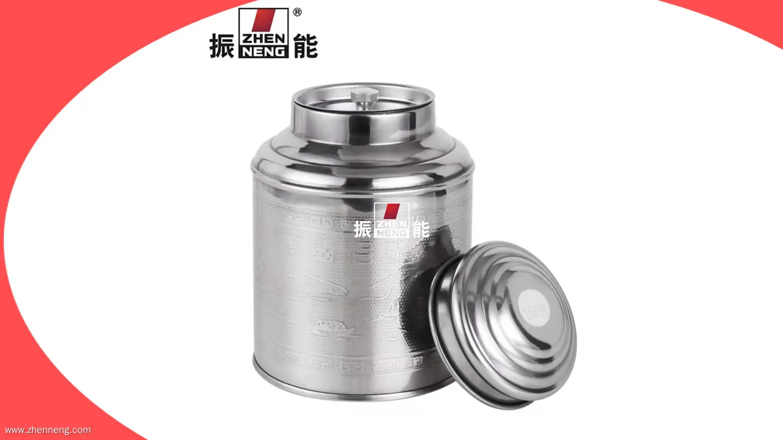 스테인리스 스틸 차통 도매 제조업체 | ZHENNENG 1