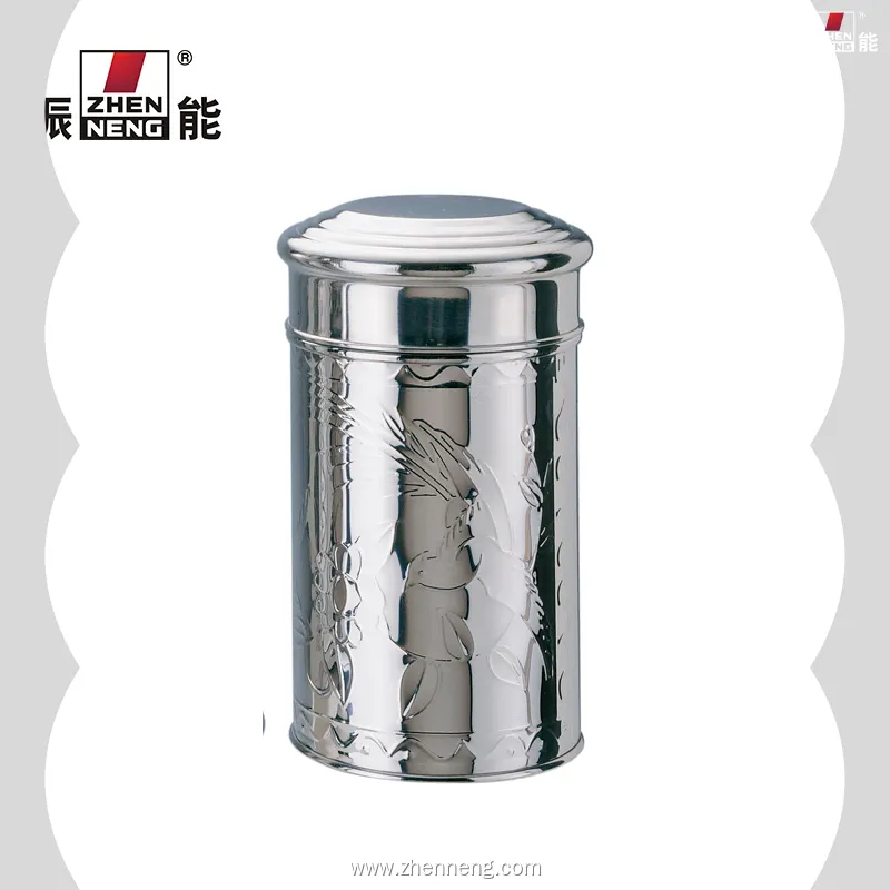 Stainless Steel Tea Canister - 250g Capacity 1
