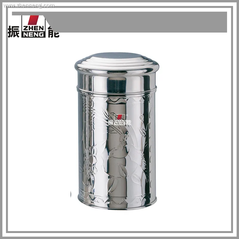 Stainless Steel Tea Tin - 250g Capacity, Customizable Specs 1