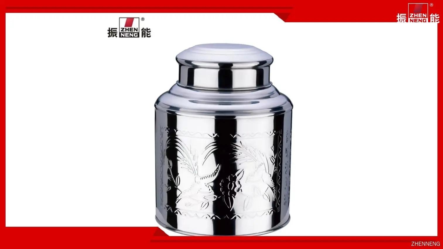 150-g-Teedose aus Edelstahl – Größe und Logo individuell anpassbar 1