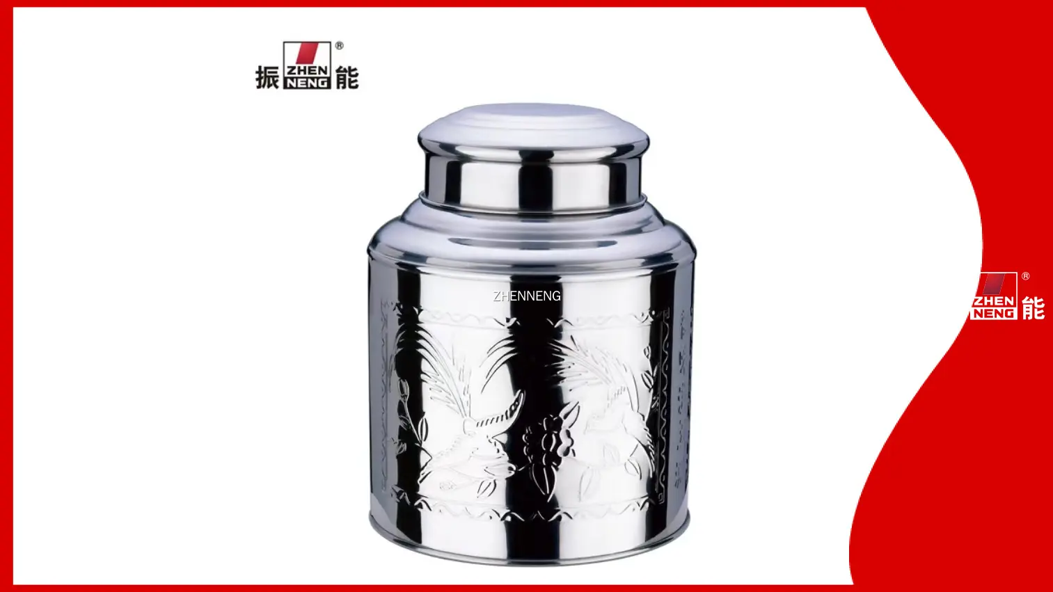 Custom stainless steel tea canister Manufacturer Manufacturer | ZHENNENG 1