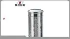 400g Stainless Steel Tea Caddy with Classical Pattern - Middle Size - Quality Assured 1
