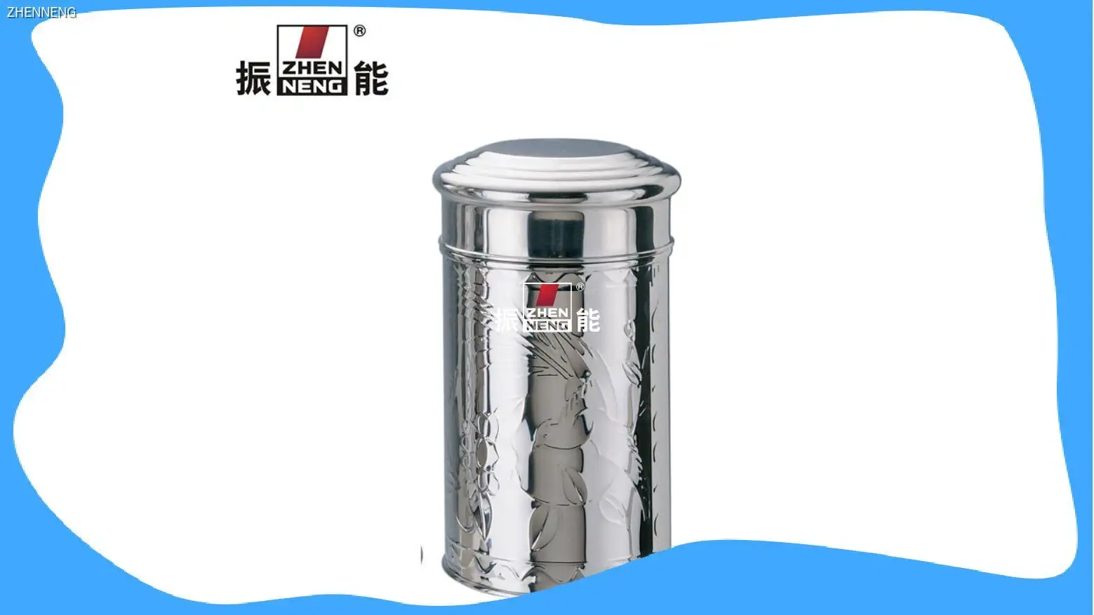 Teedose aus Edelstahl, 400 g – Klassisches Design, Größe anpassbar 1