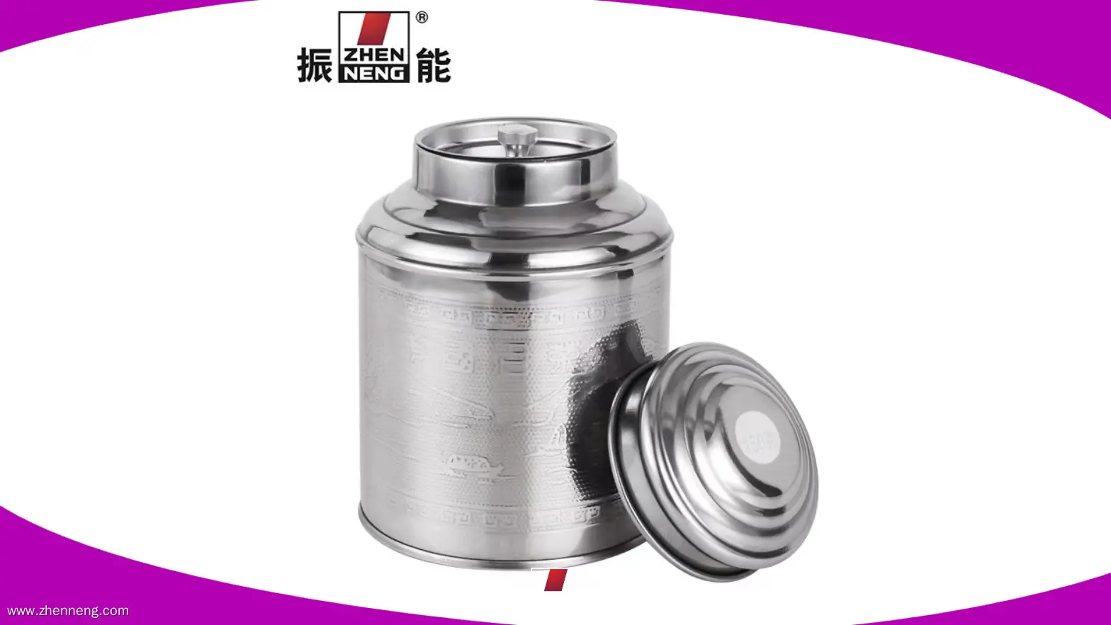 ZHENNENG | مصنع علب الشاي المصنوعة من الفولاذ المقاوم للصدأ ODM 1