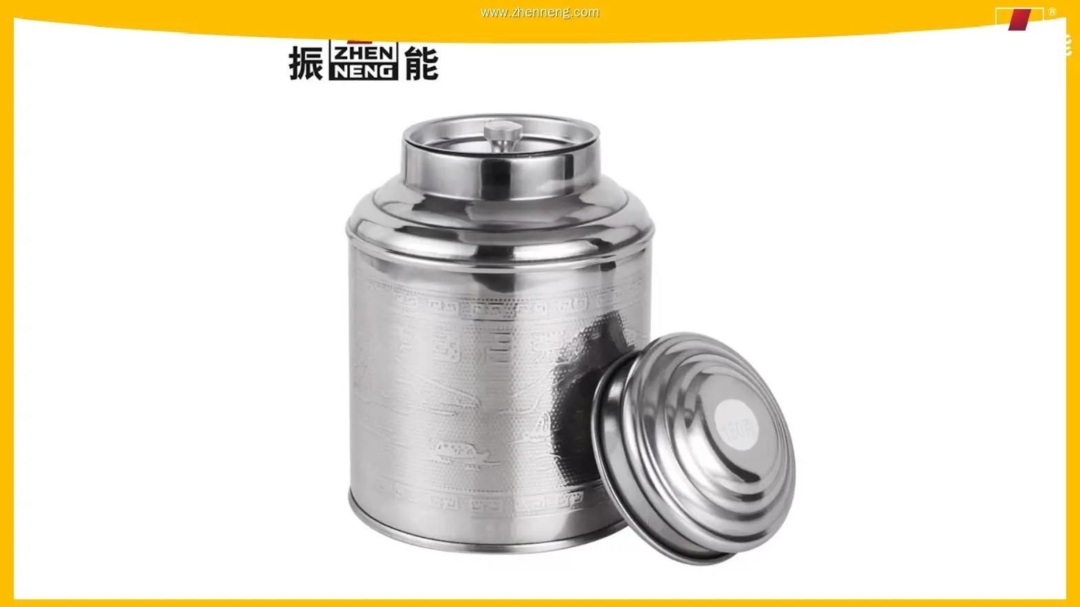 50g Stainless Steel Small Tea Canister - Customizable and Luxury 1