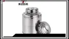 50g Stainless Steel Tea Canister - Customizable Small Size 1