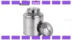 50g Stainless Steel Tea Tin Container - Small Size, Customizable, High Quality & Elegant Design 1