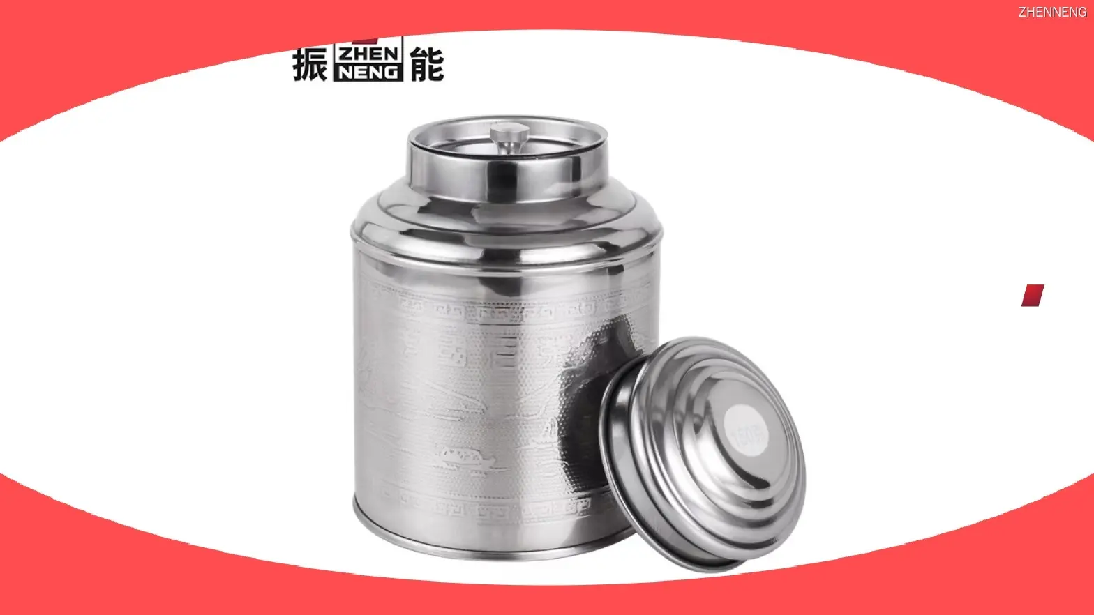 100g Stainless Steel Tea Container - Customizable and High Quality 1