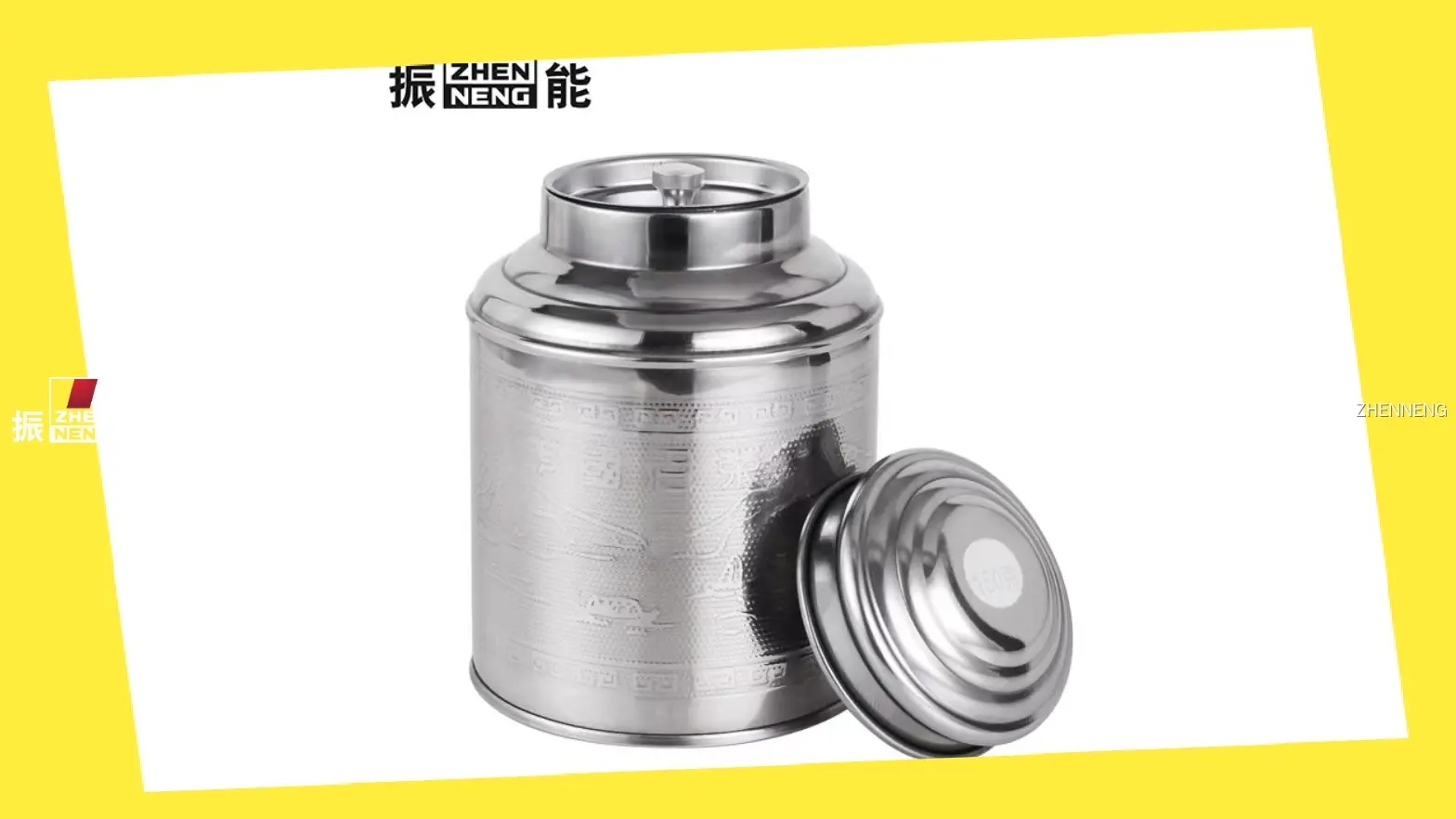 100g Stainless Steel Small Tea Canister - Customizable & Luxury 1