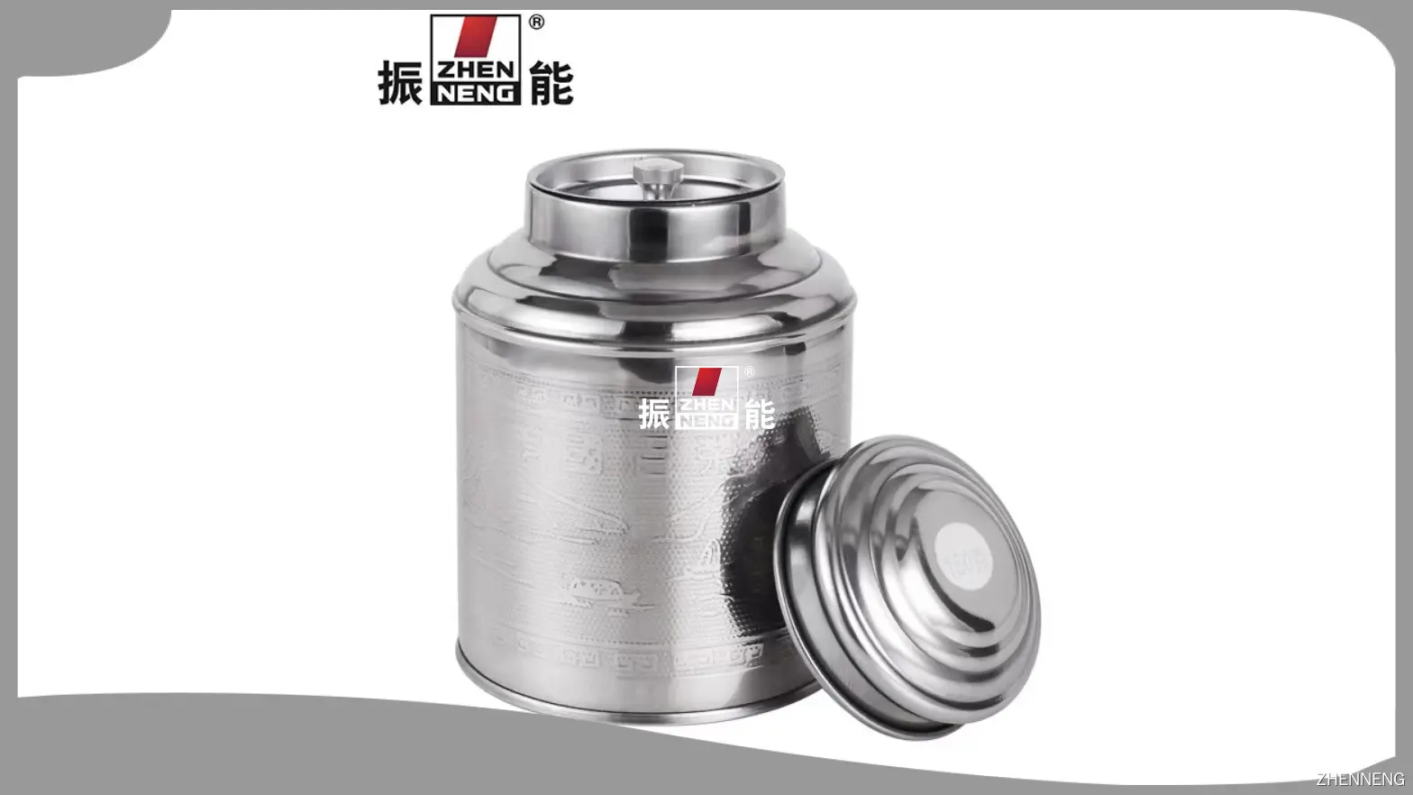 100g Stainless Steel Tea Canister Tin - Customizable and Luxury 1