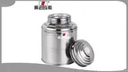 100g Stainless Steel Tea Canister Tin - Customizable and Luxury 1