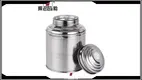 Small Size Stainless Steel Tea Canister - Customizable Luxury Tin 1