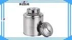 Luxury Stainless Steel Tea Canister 25g - Customizable Size 1