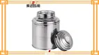 Luxury Stainless Steel Small Tea Tin - Customizable Size & Logo 1