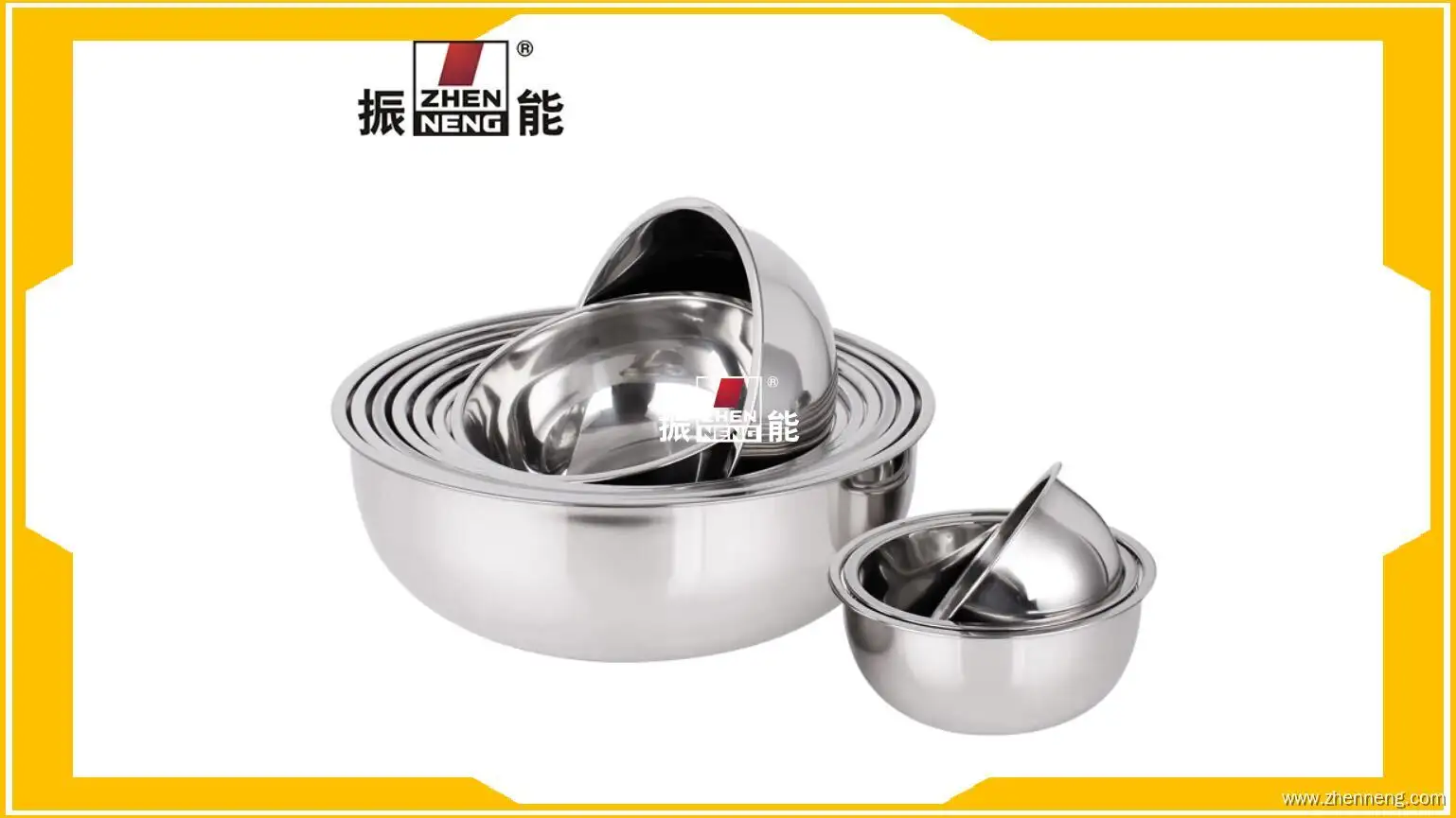 20cm Stainless Steel Cooking Bowl - Customizable, High Quality Bowl for Daily Use 1