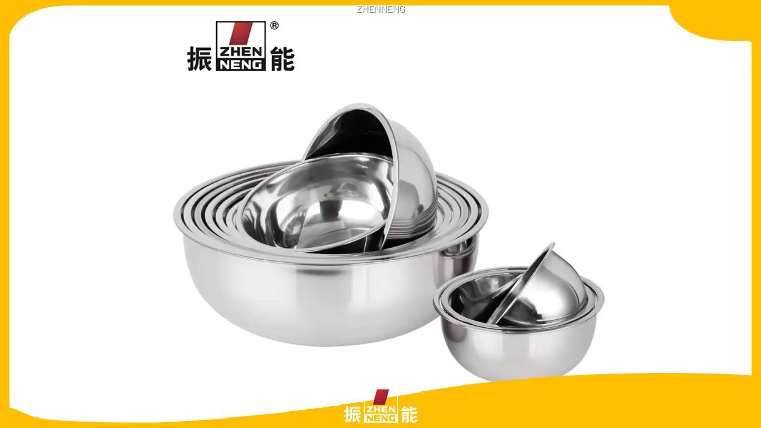 24cm Stainless Steel Baking Bowls: Easy to Clean & Durable 1