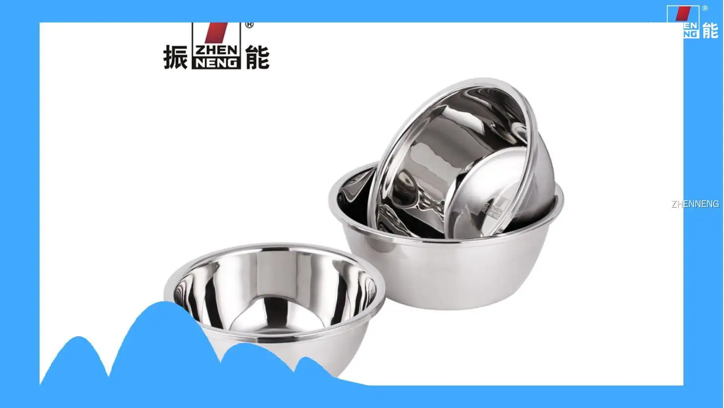 Large 24cm Stainless Steel Mixing Bowl - Customizable Size - Superior Quality 1