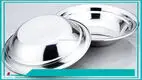 26CM Stainless Steel Round Serving Tray Basin - Superior Design & Quality 1