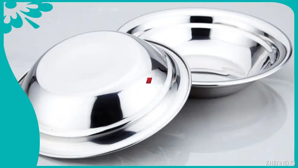 Круглый поднос из нержавеющей стали — с возможностью индивидуального оформления и задающий тренды. 1