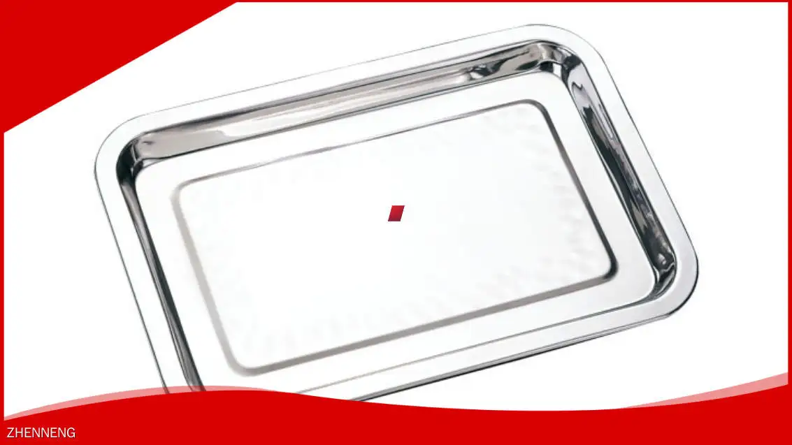 Bandeja de acero inoxidable para servir hamburguesas: ecológica y personalizable. 1