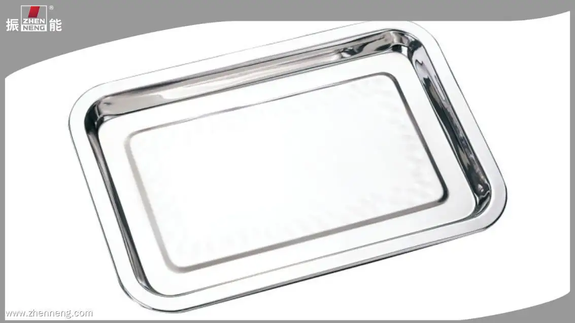 Customizable Small Stainless Steel Serving Tray - Superior Quality! 1