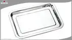 Customizable Small Stainless Steel Serving Tray - Superior Quality! 1