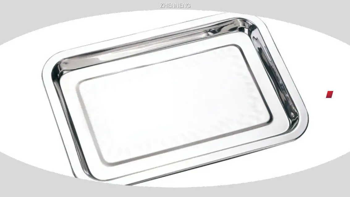 Customizable Stainless Steel Serving Trays - Perfect for Hotels and Restaurants 1
