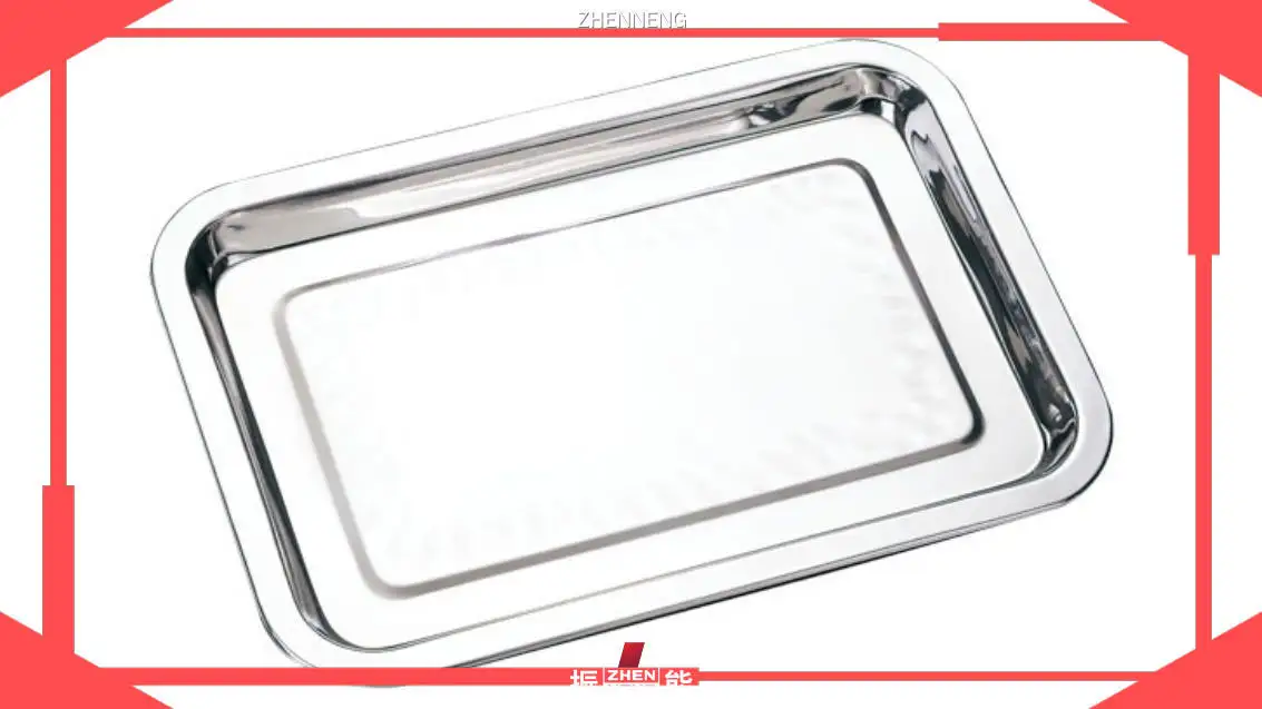 Customizable Stainless Steel Serving Tray for Hotels & Restaurants 1