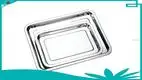 Stainless Steel Rectangular Serving Tray 1