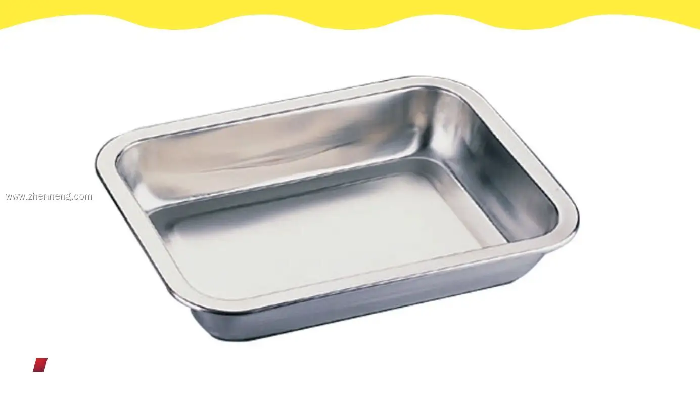 Large Stainless Steel BBQ Serving Tray - Customizable Rectangle Dishwasher Safe Buffet Tray - Superior Quality & Performance 1