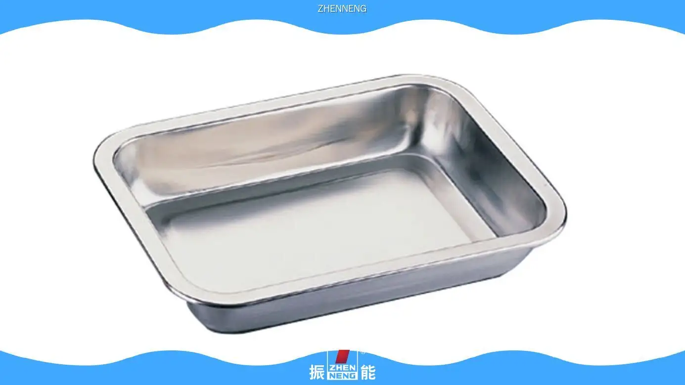 Stainless Steel Buffet Serving Tray - Customizable & Durable 1