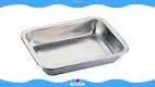 Stainless Steel Buffet Serving Tray - Customizable & Durable 1