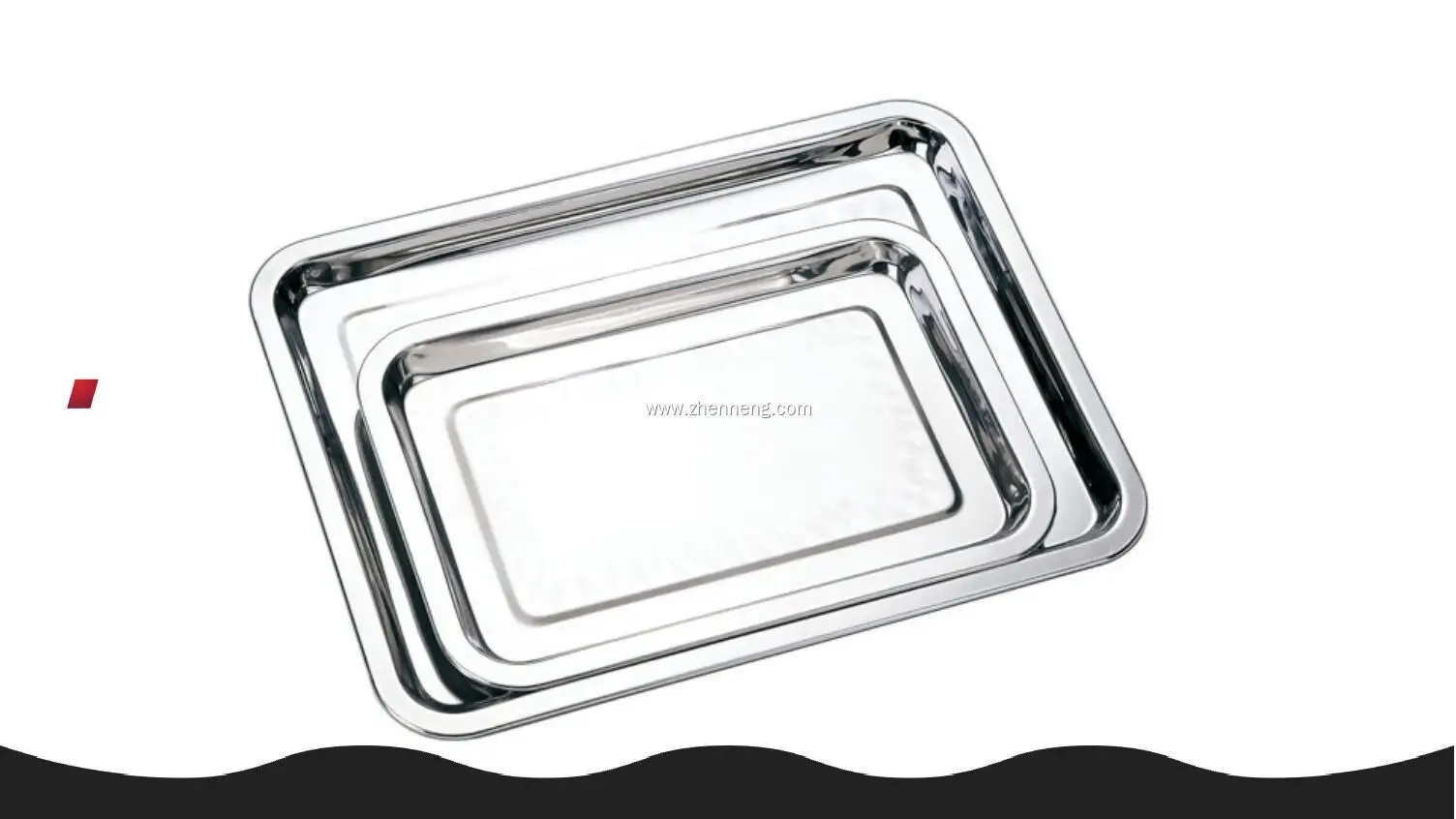 Industrial Stainless Steel Serving Tray 1