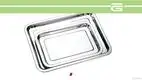 Stainless Steel Rectangle Serving Tray - Customizable & High Quality 1