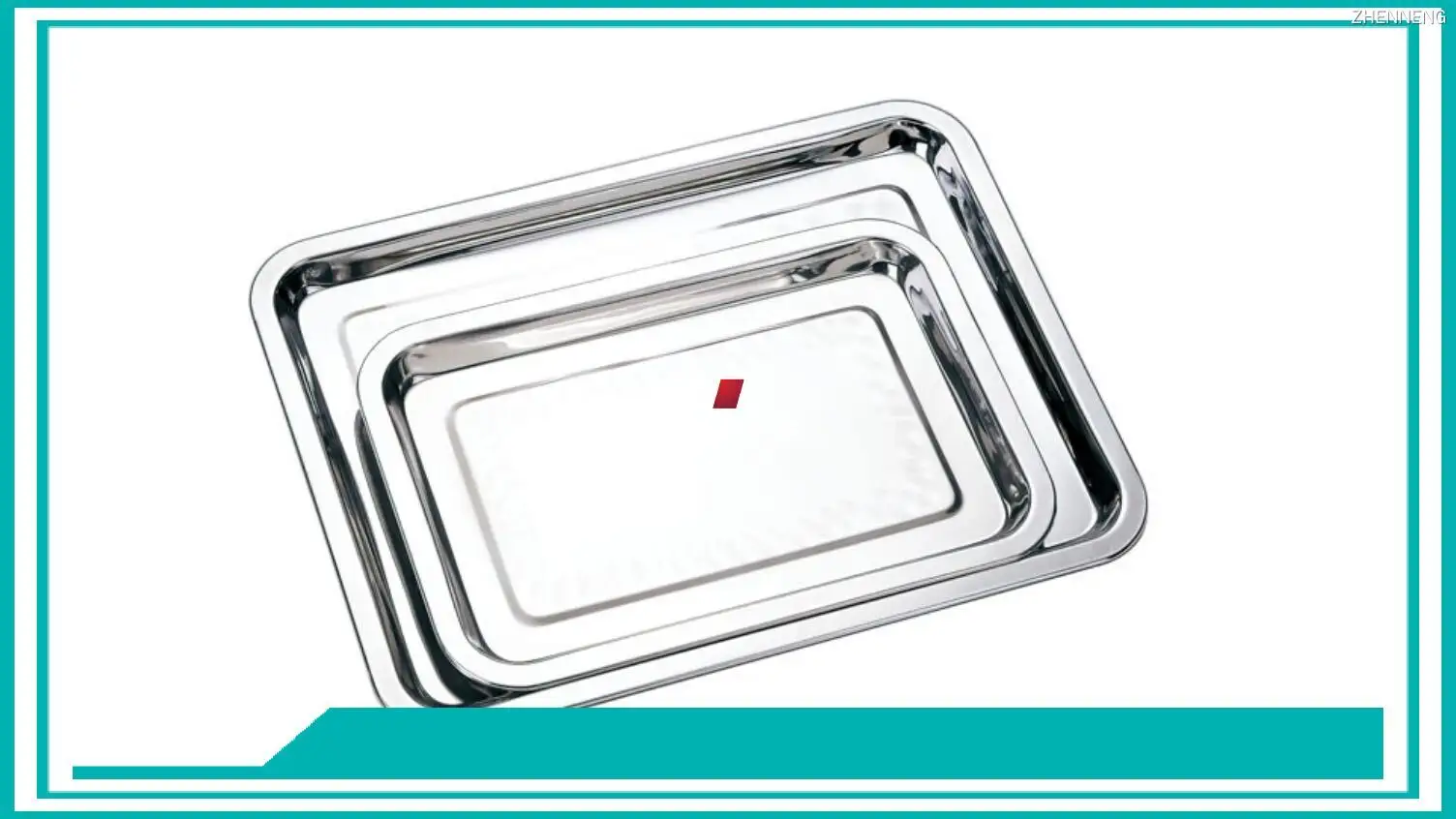 Industrial Stainless Steel Serving Tray - Superior Performance and Customizable Options 1