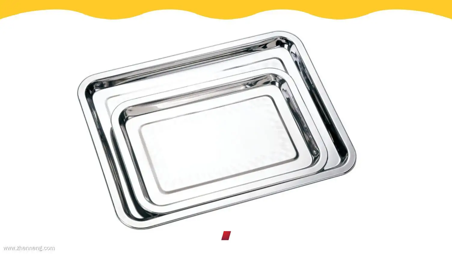 Hotel Stainless Steel Food Serving Tray - Customizable Sizes, Superior Quality 1