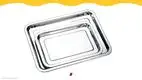 Hotel Stainless Steel Food Serving Tray - Customizable Sizes, Superior Quality 1