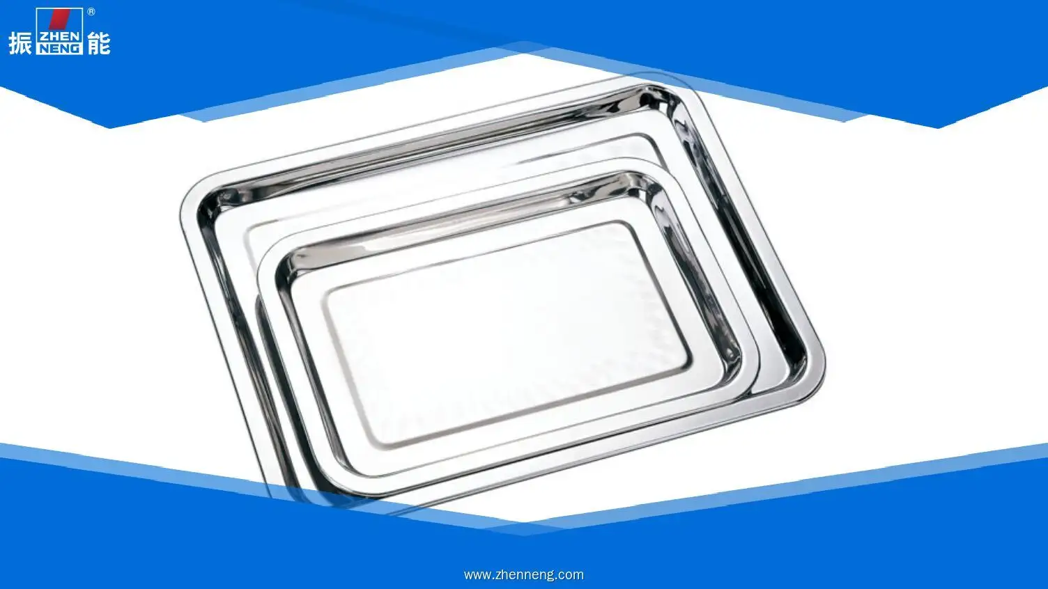 Stainless Steel Rectangle Serving Tray: Top Quality, Customizable. 1