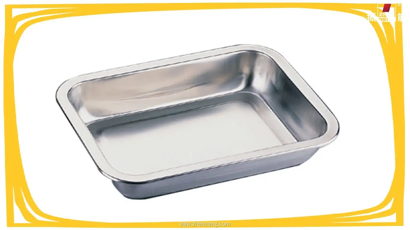 Экологичная пластина для гриля из нержавеющей стали - прямоугольный поднос для подачи блюд с возможностью индивидуальной настройки. 1