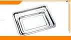 Stainless Steel BBQ Serving Tray - Customizable Design 1