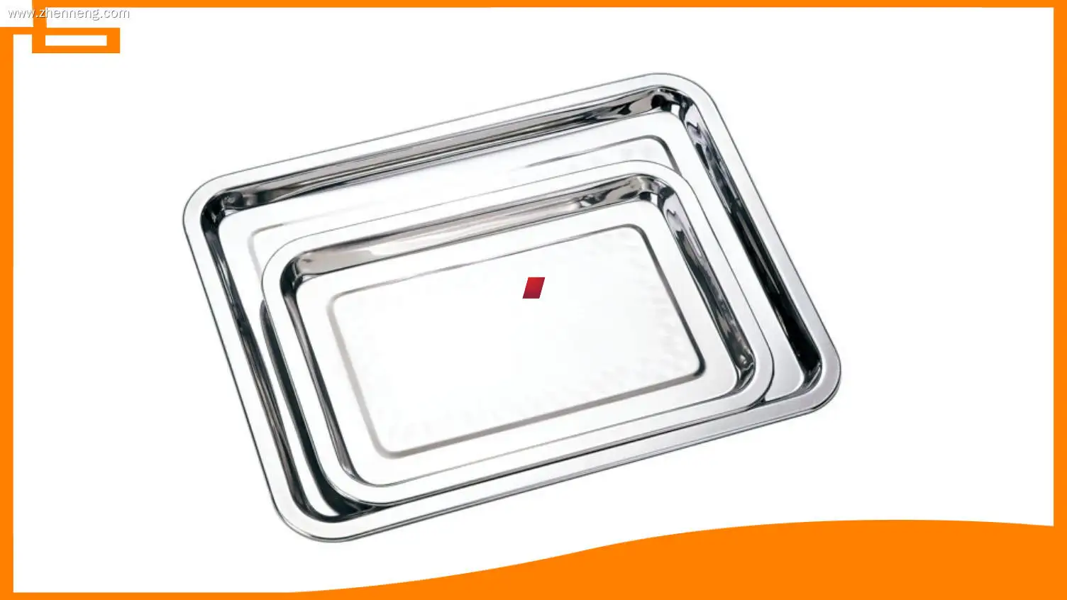 OEM stainless steel food serving trays Manufacturer | ZHENNENG 1